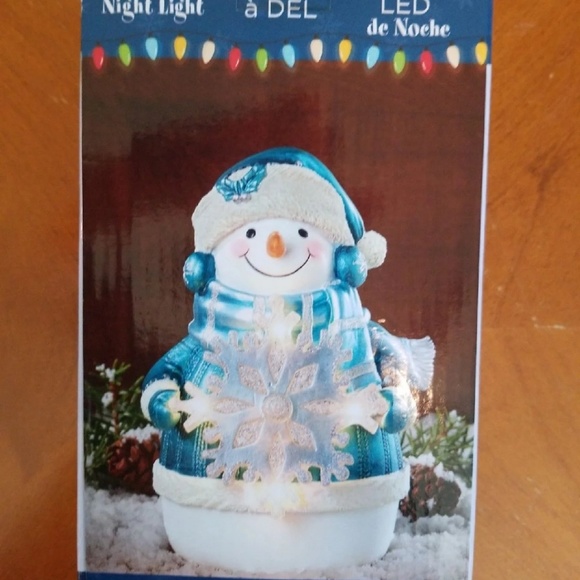 Led Snowman night light